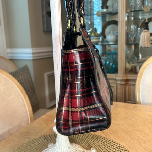 Patricia Nash Rienzo Satchel - Autumn Plaid Purse - Picture 3 of 15